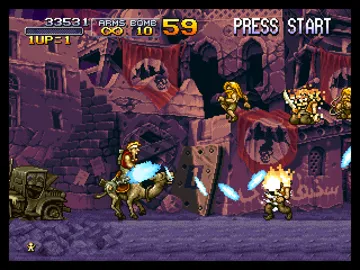 Metal Slug X (US) screen shot game playing